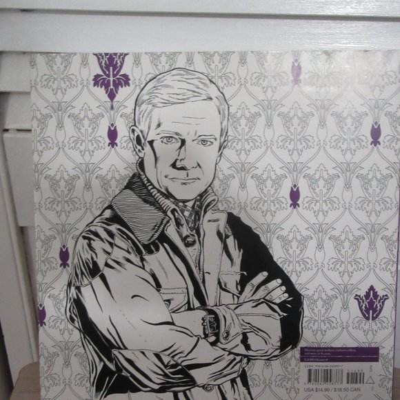 NEW! Sherlock Adult Coloring Book - Picture 4 of 5